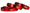 Metallic Red Arkansas Razorback Collar