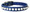 Pocket Pups Pearl Dog Collar
Blue