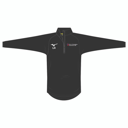 BIRMINGHAM GYMNASTICS - MIZUNO TECH FLEECE JUNIOR - BLACK