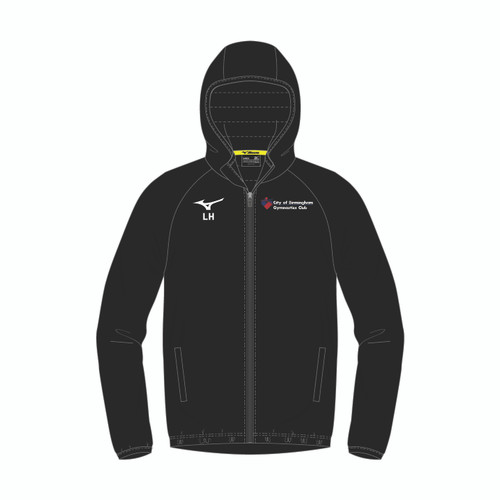 BIRMINGHAM GYMNASTICS - MIZUNO CLUB JACKET JUNIOR - BLACK