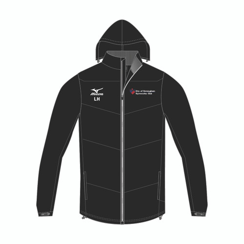 BIRMINGHAM GYMNASTICS - MIZUNO SIDELINE JACKET UNISEX - BLACK