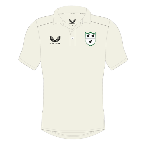 WCCC PATHWAY 2025- Castore Junior Cricket Polo - Cream