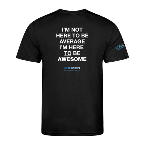KAIZEN - Awesome Tee - Unisex Loose fit - Black