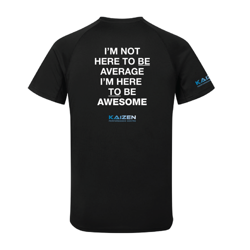 KAIZEN - Awesome Tee - Unisex Performance Tee - Black