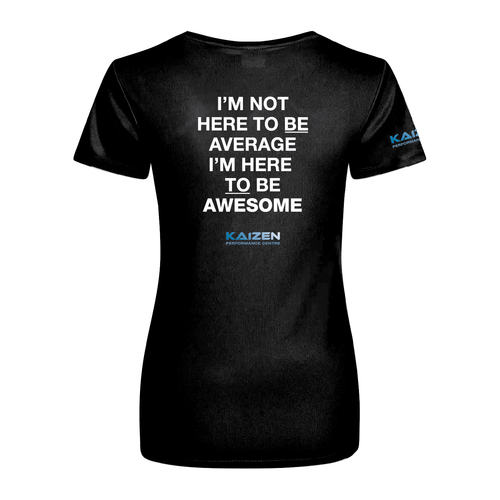 KAIZEN - Awesome Tee - Womens Loose Fit - Black