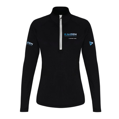 KAIZEN - Quarter Zip Women's - Black
