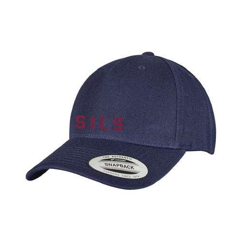 OSHC - 5 Panel Curved Snapback Cap - Navy
