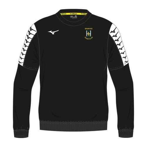 Bromyard RFC - Mizuno Nara Training Sweat Black - Unisex