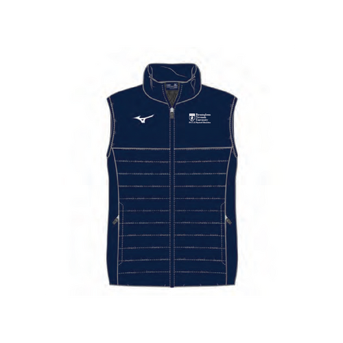 Birmingham Newman University P.G.C.E P.E - Mizuno Unisex Sapparo Gilet - Navy