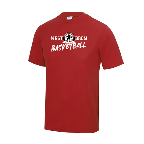 WBBB National League - Adults Graphic Cool Tee - Fire Red WBBB National League - Adults Graphic Cool Tee - Fire Red