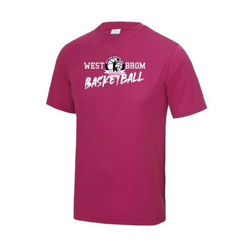 WBBB Women & Girls - Junior Graphic Cool Tee - Hot Pink WBBB Women & Girls - Junior Graphic Cool Tee - Hot Pink