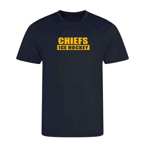 Chiefs Ice Hockey - Short Sleeve Chiefs T - Shirt - French Navy 