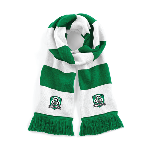 WFHC - Stadium Scarf - Kelly Green/White