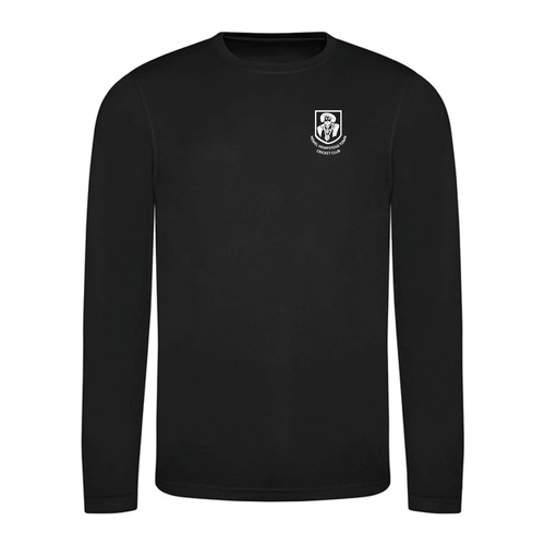 HHTCC - Adults Long Sleeve Cool Tee - Jet Black