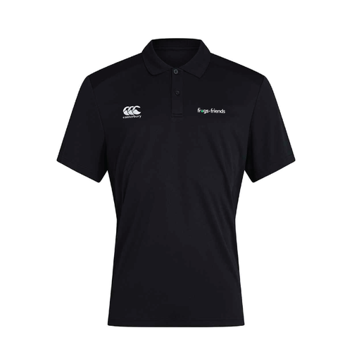 Frog & Friends - CCC Adults Club Dry Polo - Black