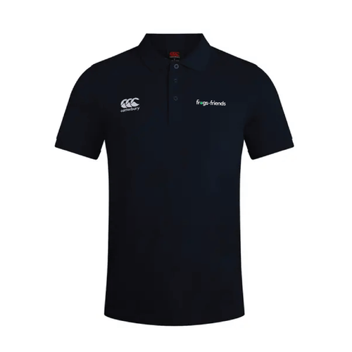Frog & Friends - CCC Adults Waimak Polo - Black