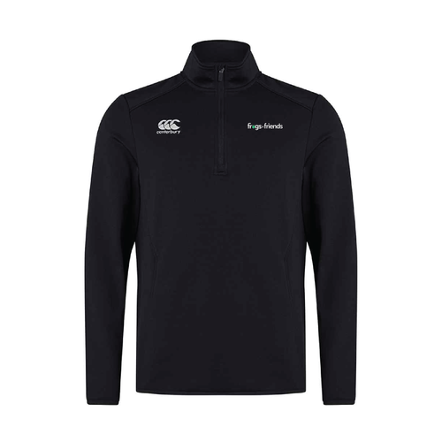 Frog & Friends - CCC Adult Club 1/4 Zip Midlayer - Black