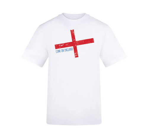 City Graphic Cotton Tee - England - White