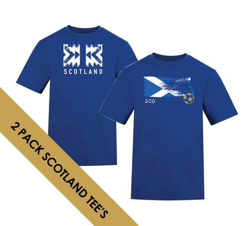 2 Pack Tees - Scotland - Royal