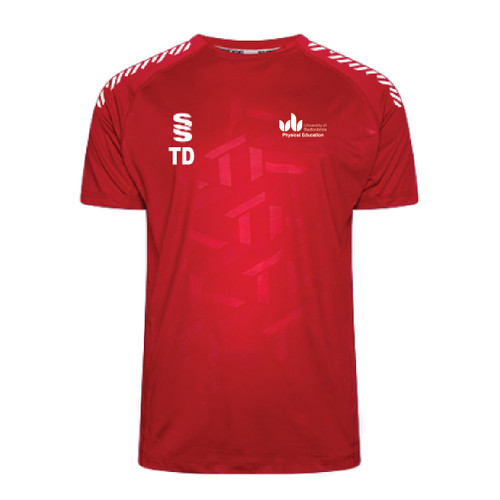 UOB Staff - Impact T-Shirt Unisex - Red/White