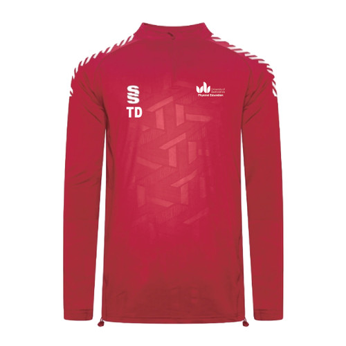 UOB Staff - Impact 1/4 Zip Performance Top Unisex - Red/White