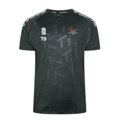 UOB BA (Hons) Physical Education - Impact T-Shirt Unisex - Black/White