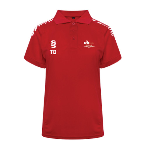 UOB BA (Hons) Physical Education - Dual Polo Unisex - Red/White