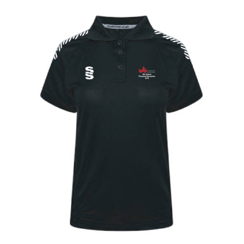 UOB BA (Hons) Physical Education - Dual Polo Unisex - Black/White