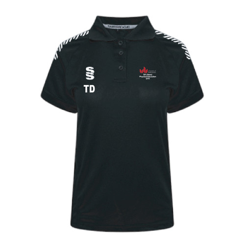 UOB BA (Hons) Physical Education - Dual Polo Unisex - Black/White