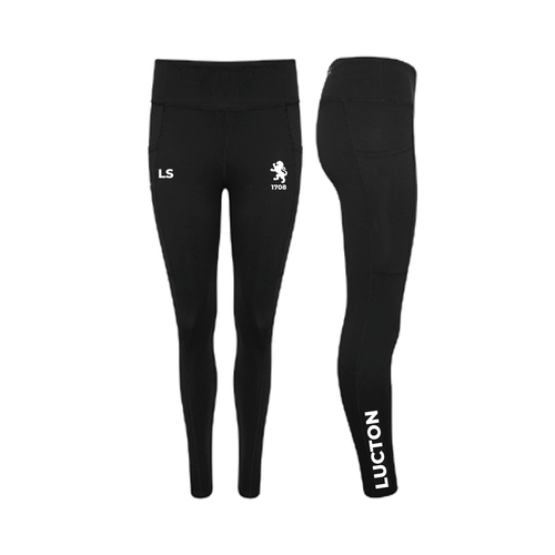 LUCTON - Womens Performance Leggings - Black