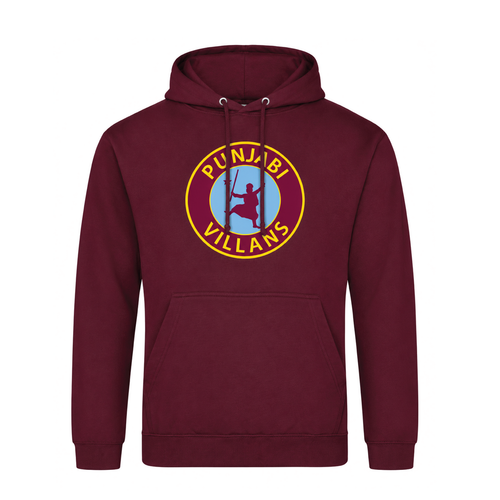 Punjabi Villans Classic - Hoodie - Burgundy
