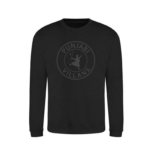Punjabi Villans Silhouette - Sweatshirt - Black