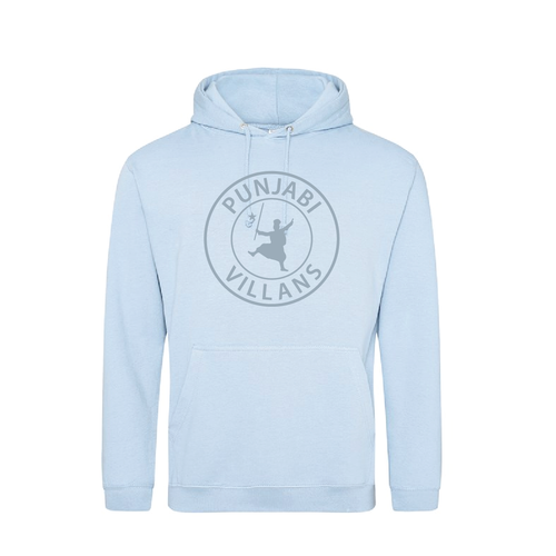 Punjabi Villans Silhouette - Hoodie - Sky Blue