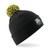 HHTCC - Bobble Hat - Black/Yellow