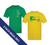 2 Pack Tees - Brazil - Green & Yellow