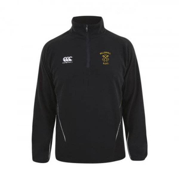 Willenhall RUFC JNR ¼ Zip Micro Fleece Black 