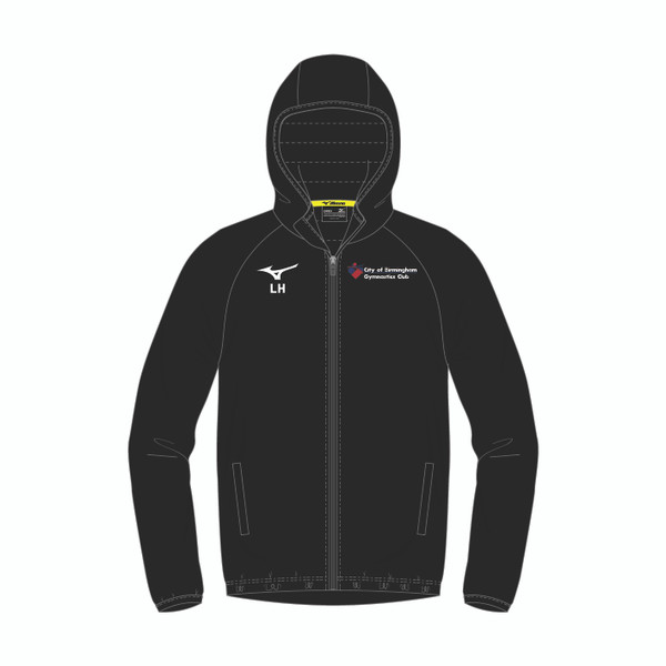 BIRMINGHAM GYMNASTICS - MIZUNO CLUB JACKET UNISEX - BLACK
