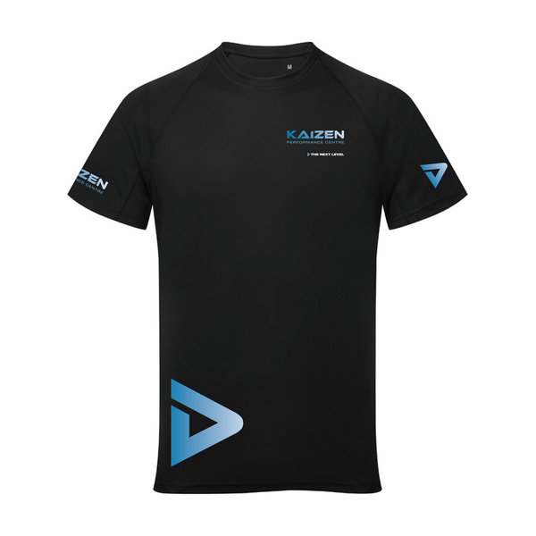 KAIZEN - Classic Tee - Unisex Performance Tee - Black