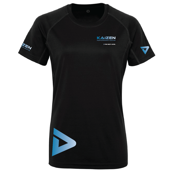 KAIZEN - Awesome Tee - Womens Performance Fit - Black