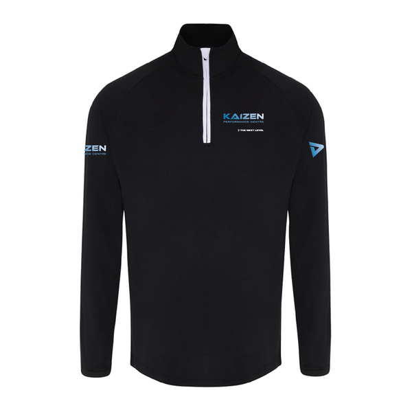 KAIZEN - Quarter Zip Unisex - Black
