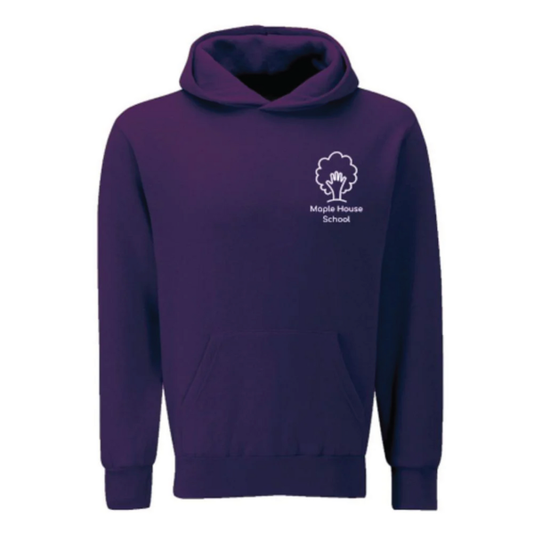 Maple House School Adults Hoodie - Purple