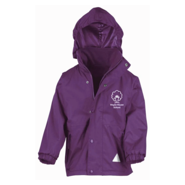 Maple House School Adults Coat - Purple
