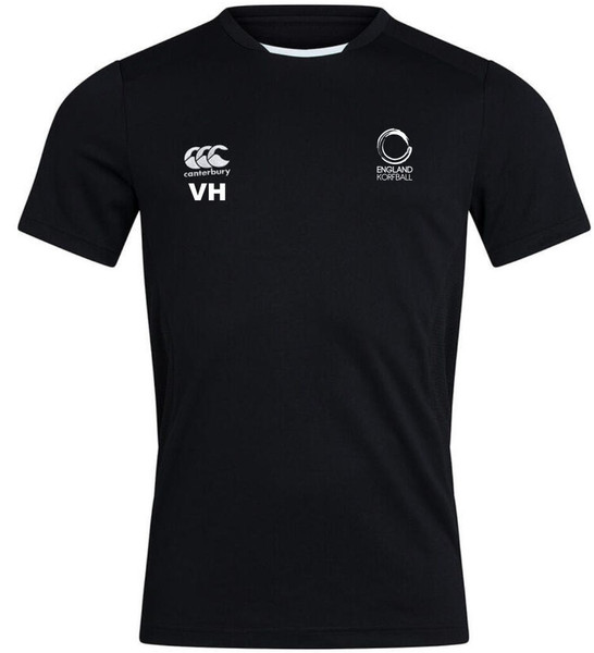 England Korfball - Junior CCC Club Tee - Black 