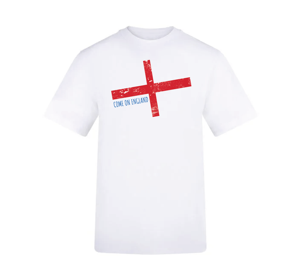 City Graphic Cotton Tee - England - White