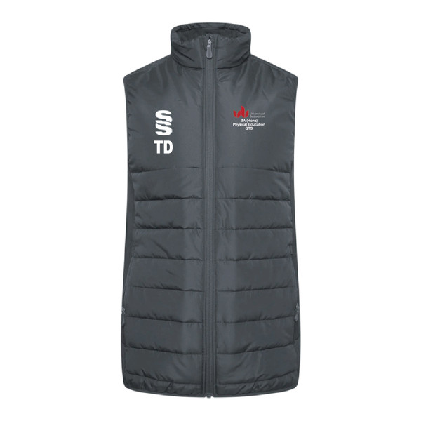 UOB BA (Hons) Physical Education - Active Gilet Unisex - Black