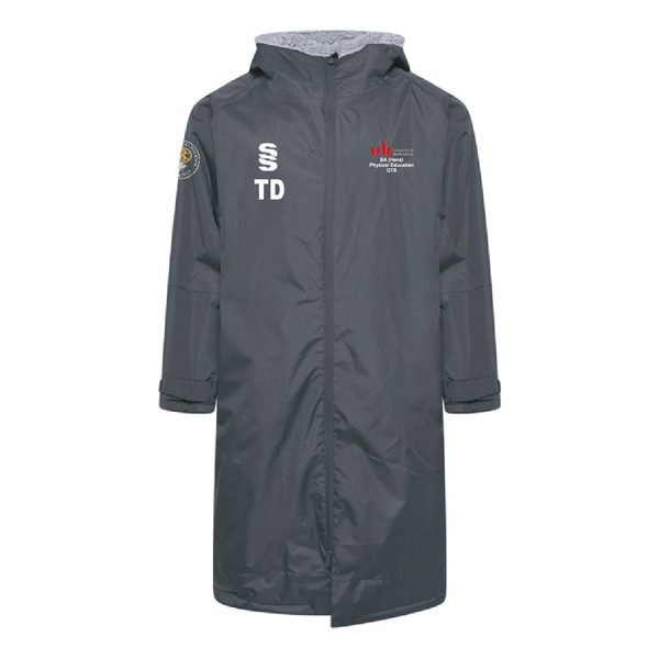 UOB BA (Hons) Physical Education - Fleece Robe Unisex - Black