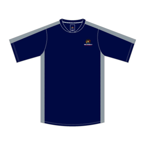 K.E.ASTON - PE T-shirt Hawley Adults - Navy/Grey