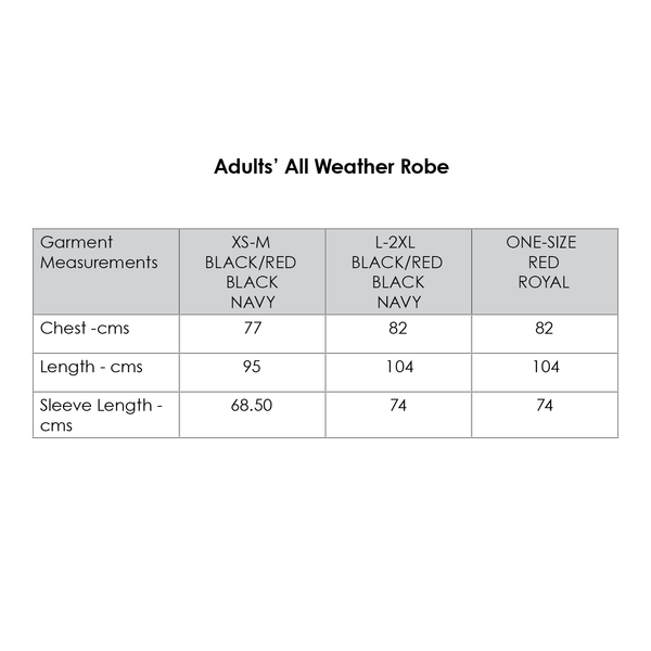 SCHC - Adults All Weather Robe - Navy