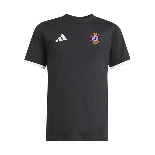 PV Kids Range - Adidas Junior Entrada Cotton Tee - Black