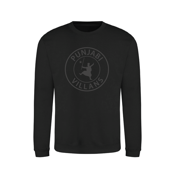 Punjabi Villans Silhouette - Sweatshirt - Black